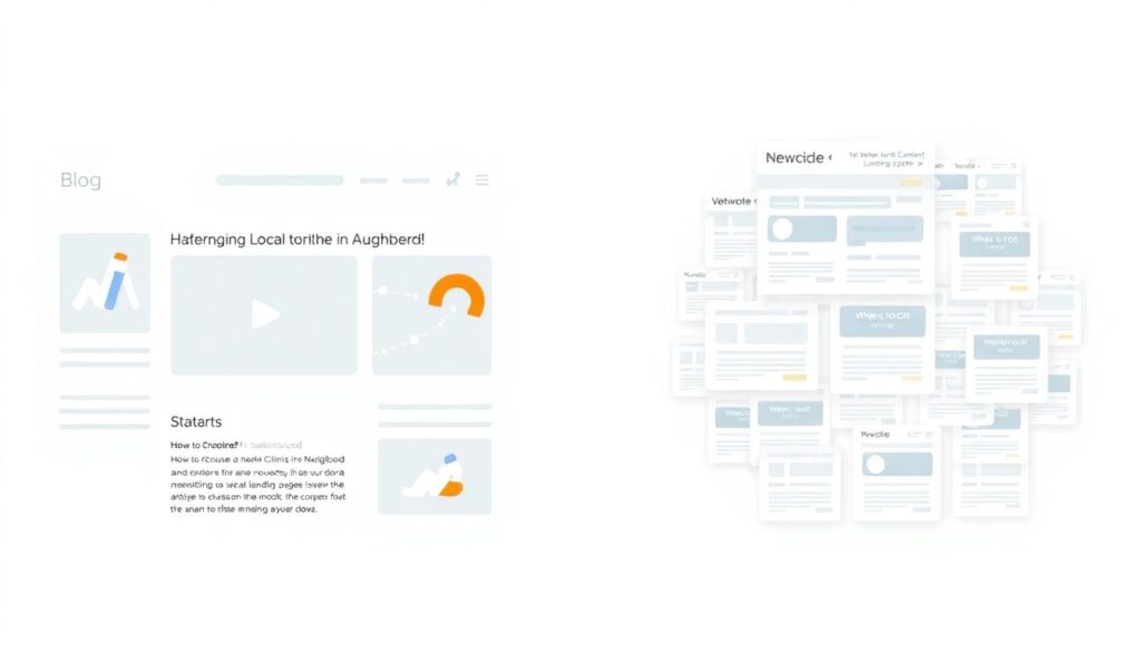 SEO для локального бизнеса: как попасть в топ локальной выдачи. - иллюстрация