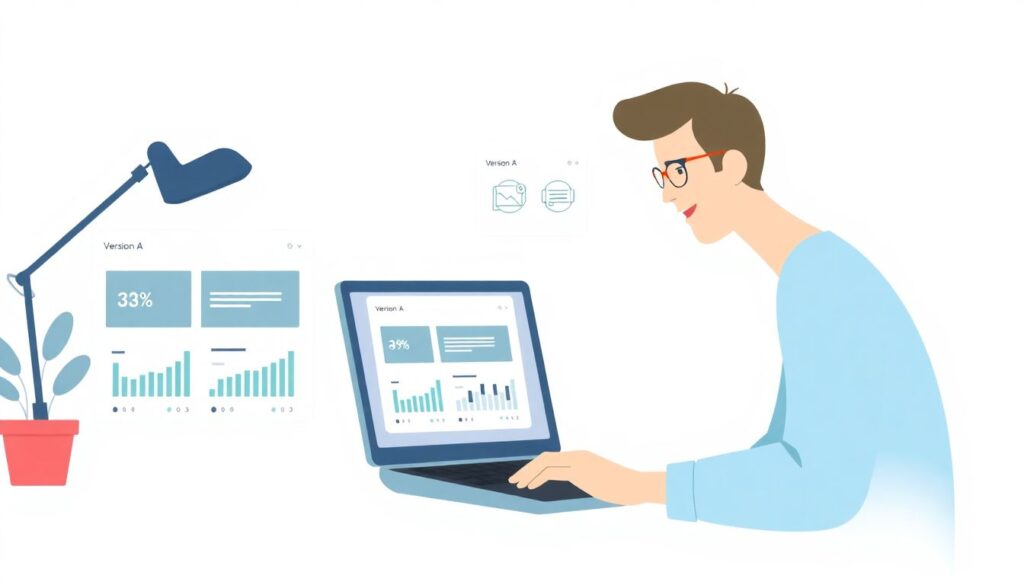 A/b-тестирование email-рассылок для повышения конверсии: что тестировать A/B-тестирование для email-рассылок: что и как тестировать для повышения конверсии. - иллюстрация