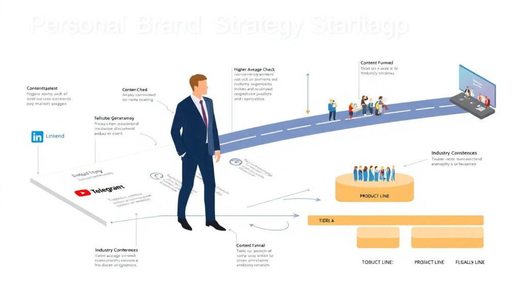 Создание и продвижение личного бренда для эксперта: полное руководство. - иллюстрация