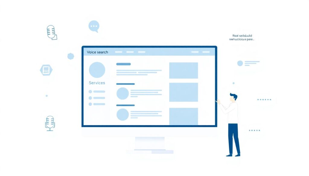 Голосовой поиск и SEO: как оптимизировать контент под голосовые запросы. - иллюстрация