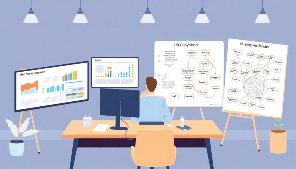 Lsi-копирайтинг и семантические связи: как использовать их для выхода в топ LSI-копирайтинг: как использовать семантические связи для выхода в топ. - иллюстрация