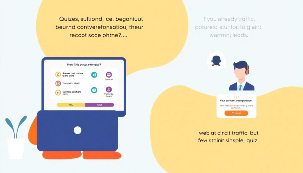 Как использовать квизы и опросы для генерации лидов. - иллюстрация