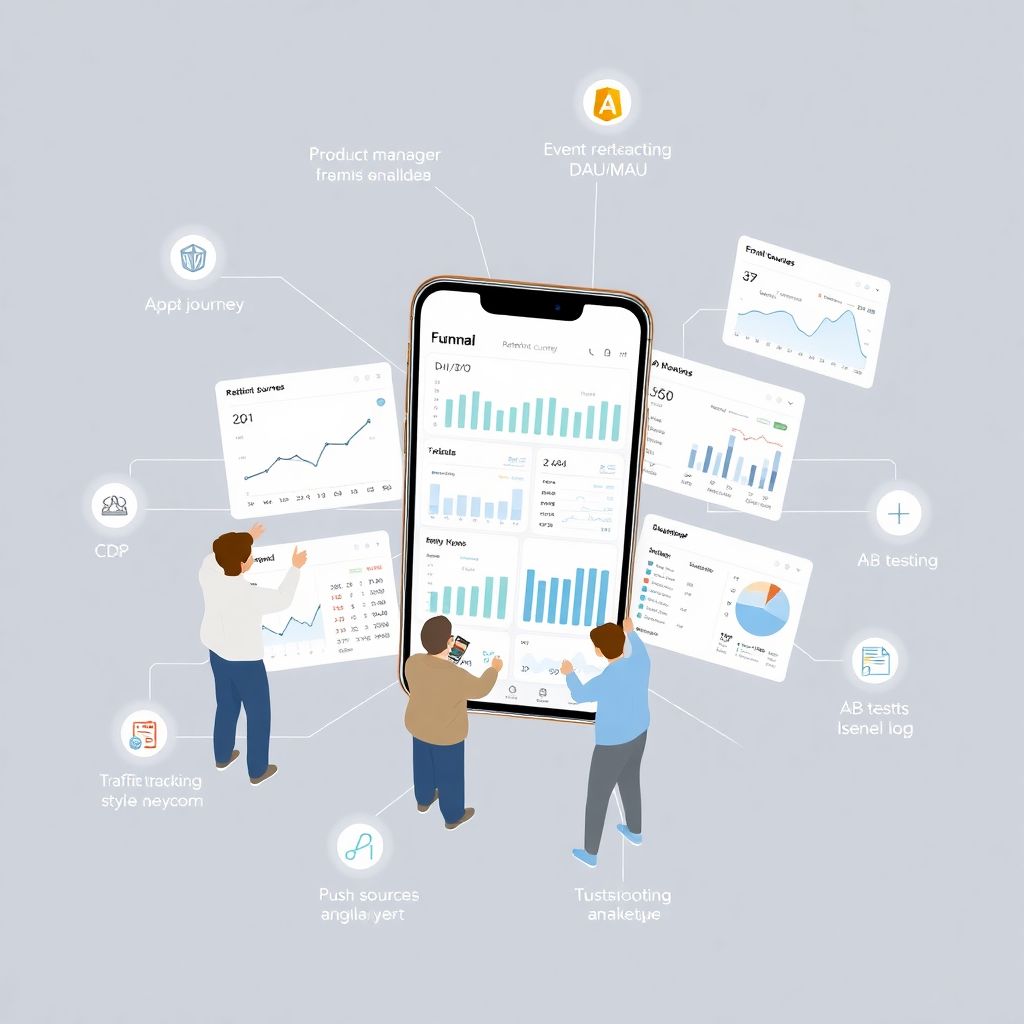 Аналитика мобильных приложений: ключевые метрики и системы аналитики.