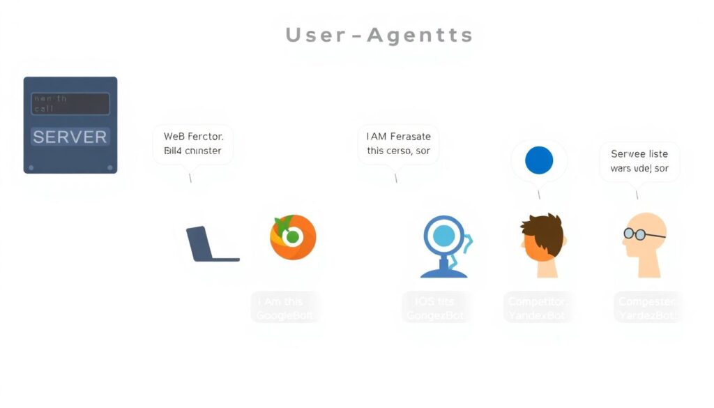 Что такое User-Agent и как он используется в SEO. - иллюстрация