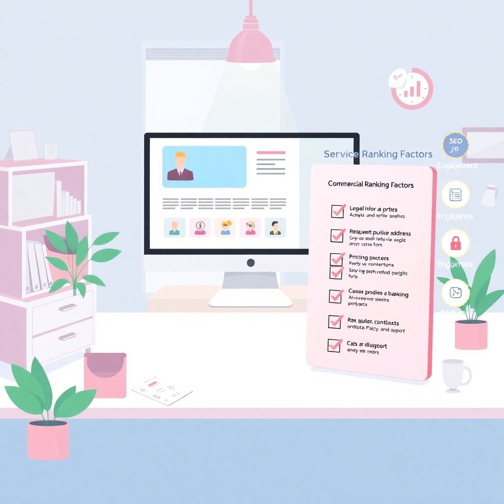 Коммерческие факторы ранжирования: чек-лист для эффективного сайта услуг Коммерческие факторы ранжирования: чек лист для сайта услуг.