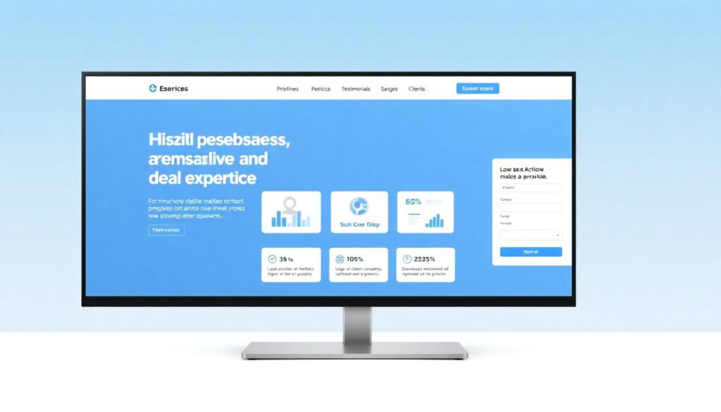 Как создать эффективный лендинг для B2B-сегмента. - иллюстрация