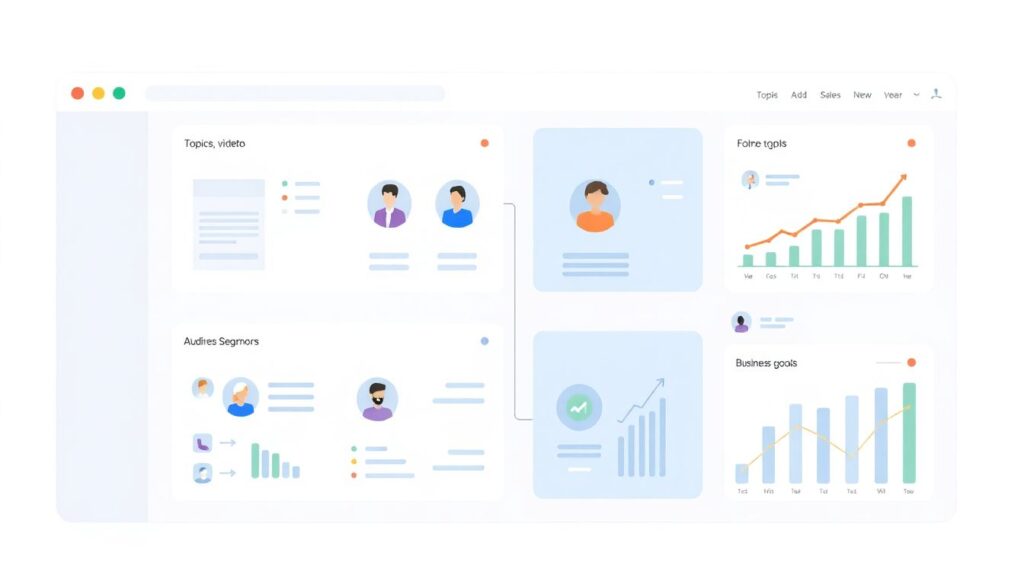 Как составить контент-матрицу для вашего блога. - иллюстрация