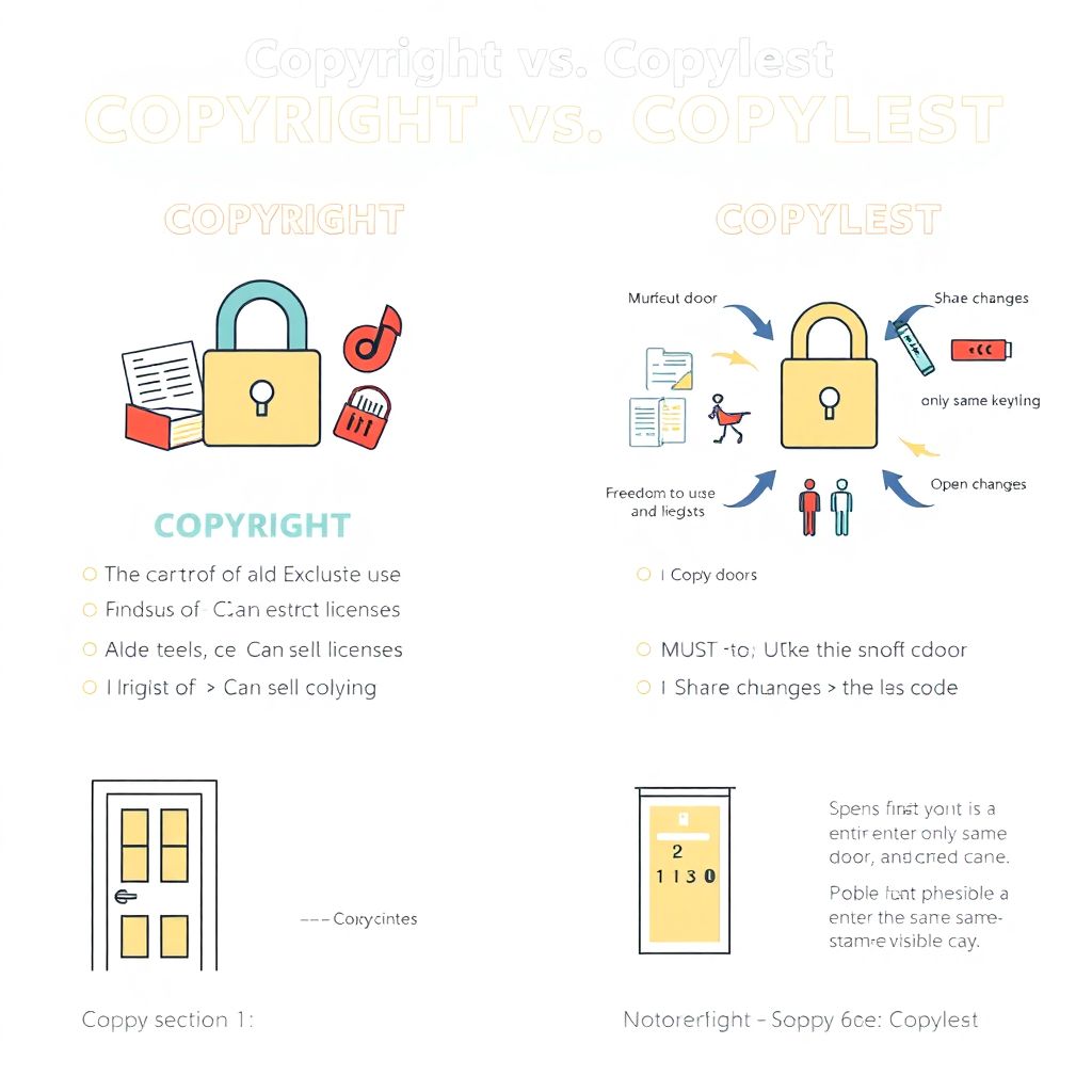 Что такое копилефт и копирайт: в чем разница.