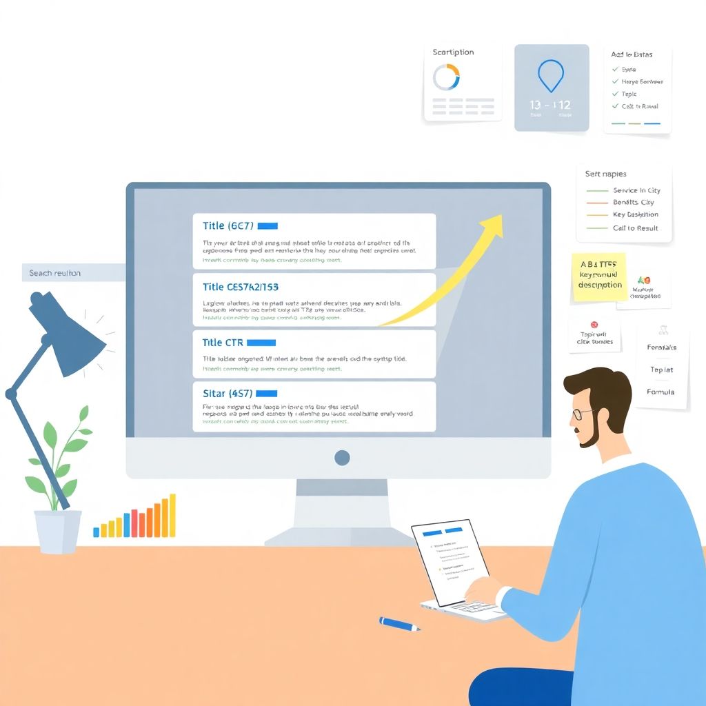 Как оптимизировать мета теги title и description для максимального ctr.