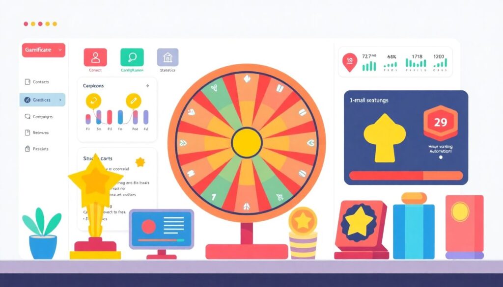 Как создать геймификацию в email-рассылке для роста вовлеченности и продаж Как создать геймификацию в email-рассылке. - иллюстрация