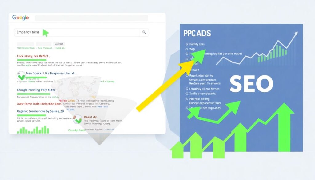 Каннибализация трафика между Ppc и Seo: что это и как ее избежать Что такое каннибализация трафика между PPC и SEO. - иллюстрация