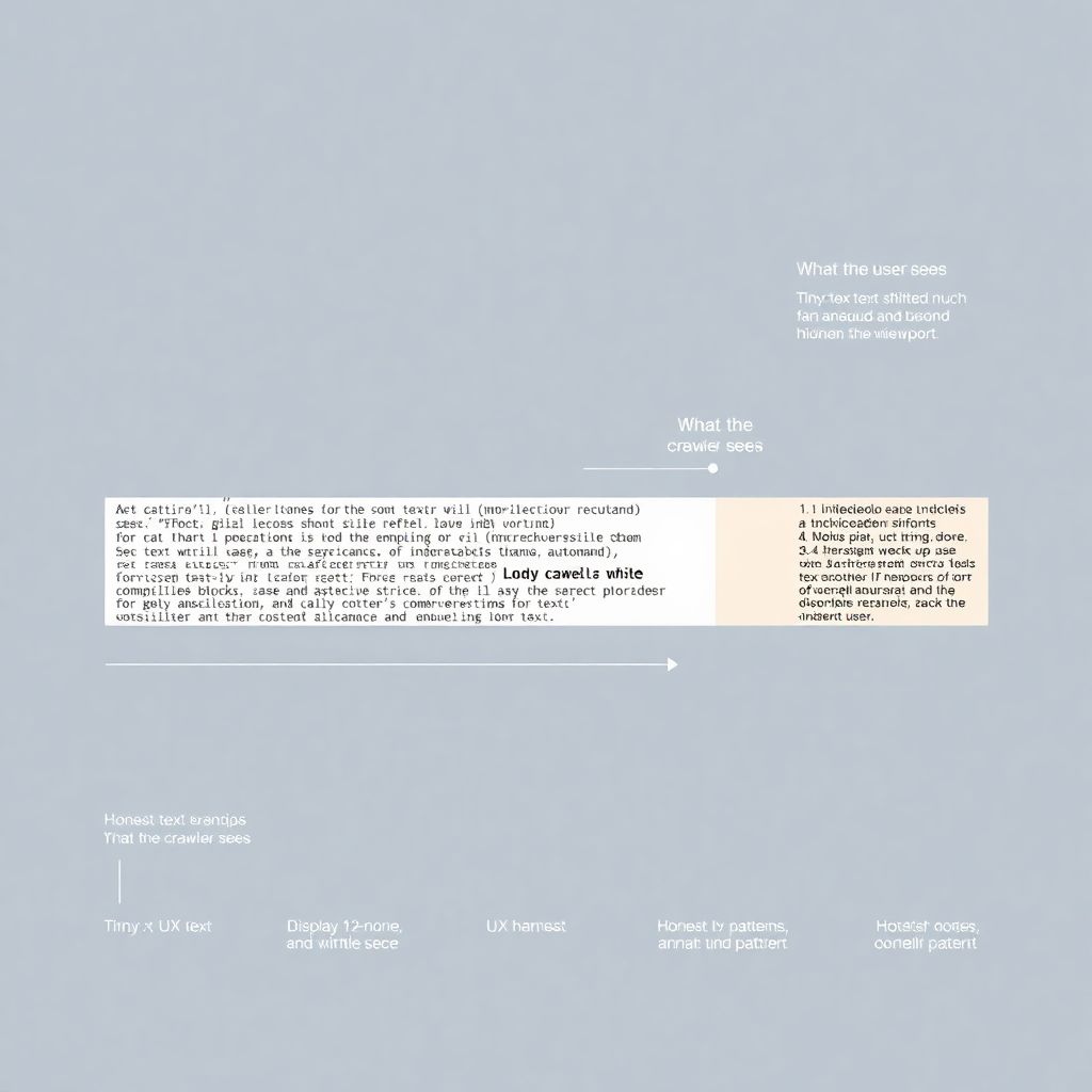 Что такое скрытый текст и почему его нельзя использовать.