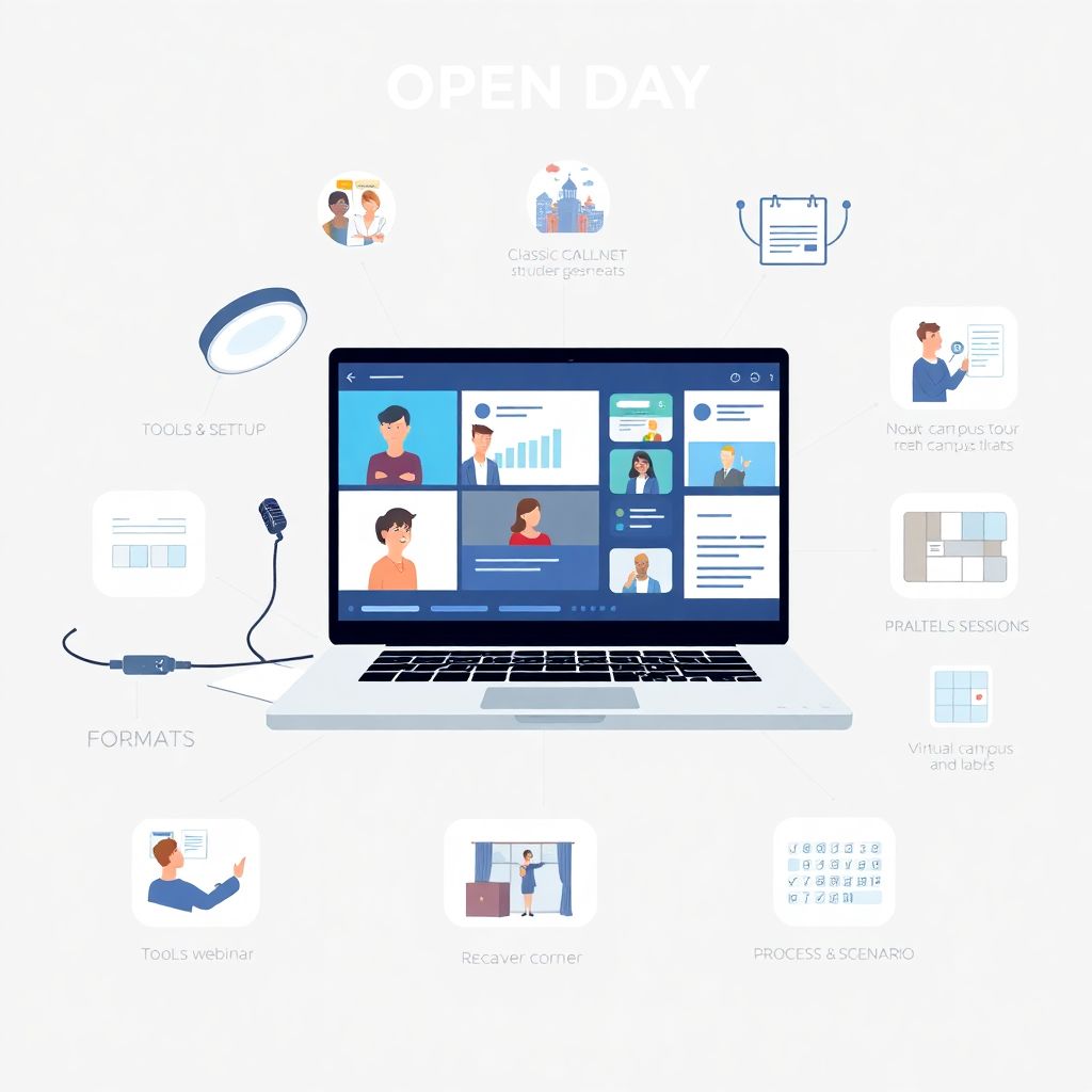 Как организовать и провести день открытых дверей онлайн для абитуриентов Как организовать и провести день открытых дверей онлайн.