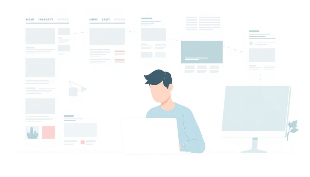 Эффективный дизайн email-рассылки: как создать письмо, которое приводит к кликам Как создать эффективный дизайн для email-рассылки. - иллюстрация