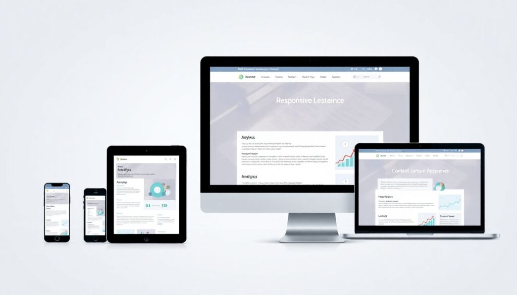 Адаптивный дизайн: что это такое и почему он важен для сайта Что такое адаптивный дизайн и почему он важен. - иллюстрация