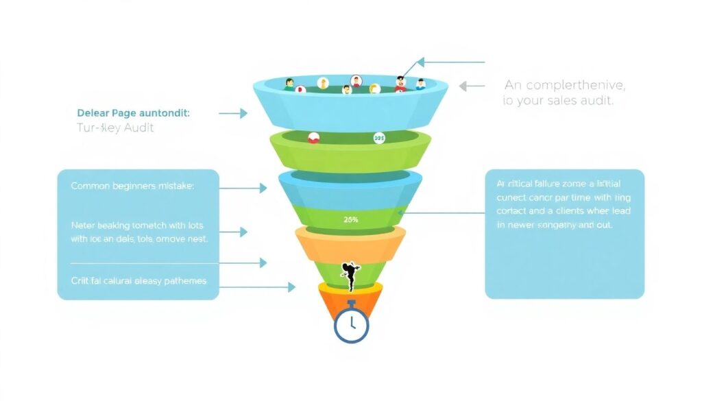 Как провести аудит воронки продаж и найти узкие места для роста прибыли Как провести аудит воронки продаж. - иллюстрация