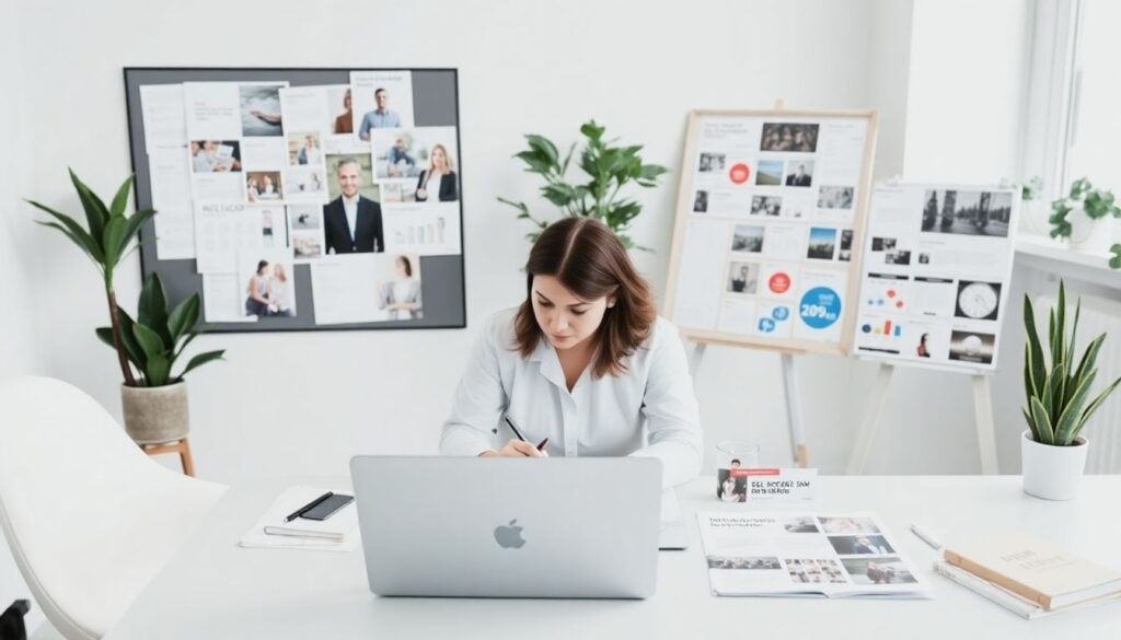 Как создать и вести аккаунт компании на pinterest для продвижения бренда Как создать и вести аккаунт компании на Pinterest. - иллюстрация