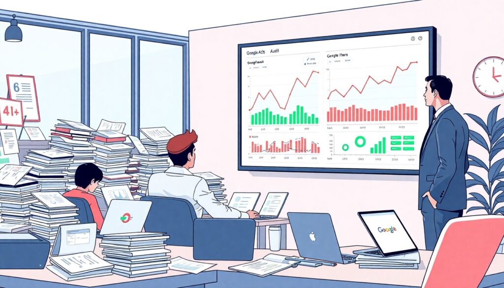 Аудит рекламных кампаний google ads: пошаговая инструкция и чек-лист Как провести аудит рекламных кампаний в Google Ads. - иллюстрация