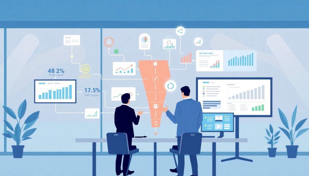 Email-курс для прогрева лидов: кейс, как мы выстроили эффективную воронку Кейс: как мы использовали email-курс для прогрева лидов. - иллюстрация