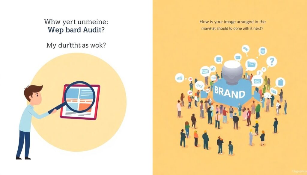 Как провести аудит бренда. - иллюстрация