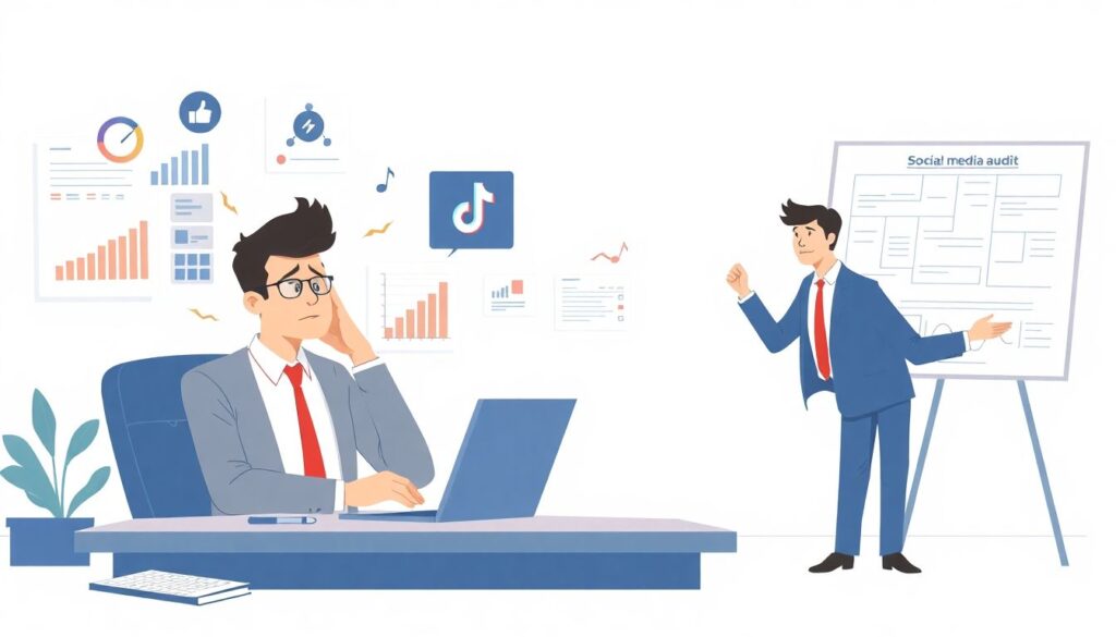 Аудит социальных сетей конкурентов: пошаговое руководство и полезные советы Как провести аудит социальных сетей конкурентов. - иллюстрация