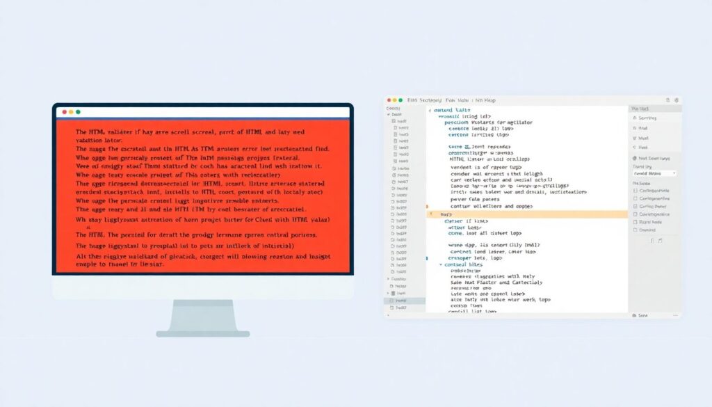 Что такое валидация HTML-кода. - иллюстрация