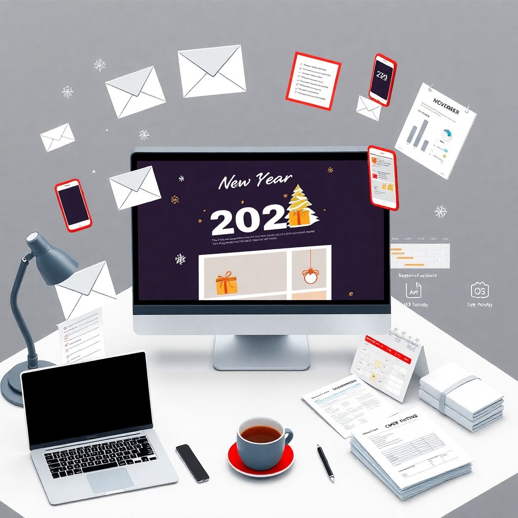 Новогодняя рассылка 2025: как подготовить, запустить и выделиться Новогодняя рассылка 2025: как подготовить, запустить и выделиться